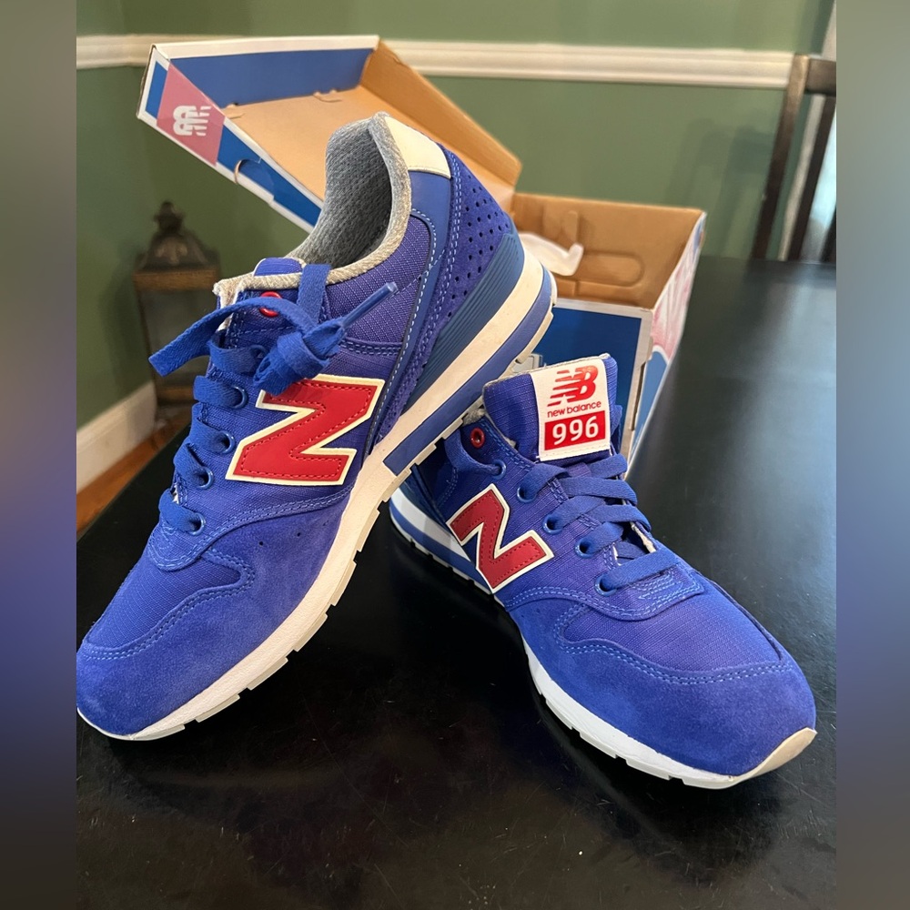 New Balance Blue and Red Shoes Sneakers